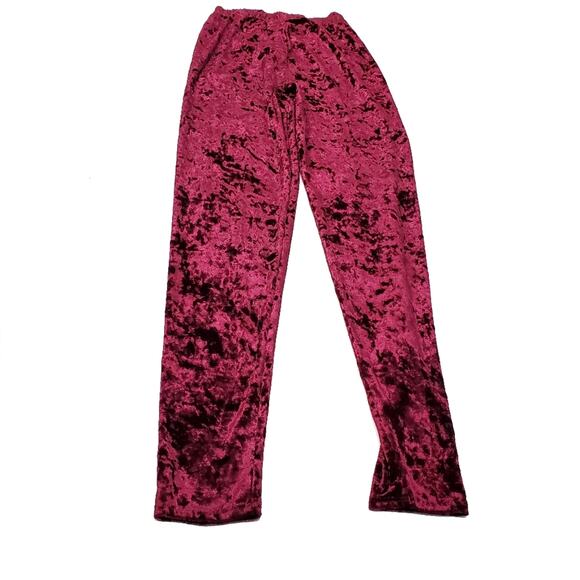 Brandy Blu | High Waist Crushed Velvet Leggings - Picture 3 of 4